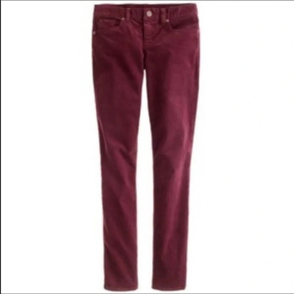 J. Crew Pants - J. Crew Toothpick Corduroy Ankle Pants Size 27